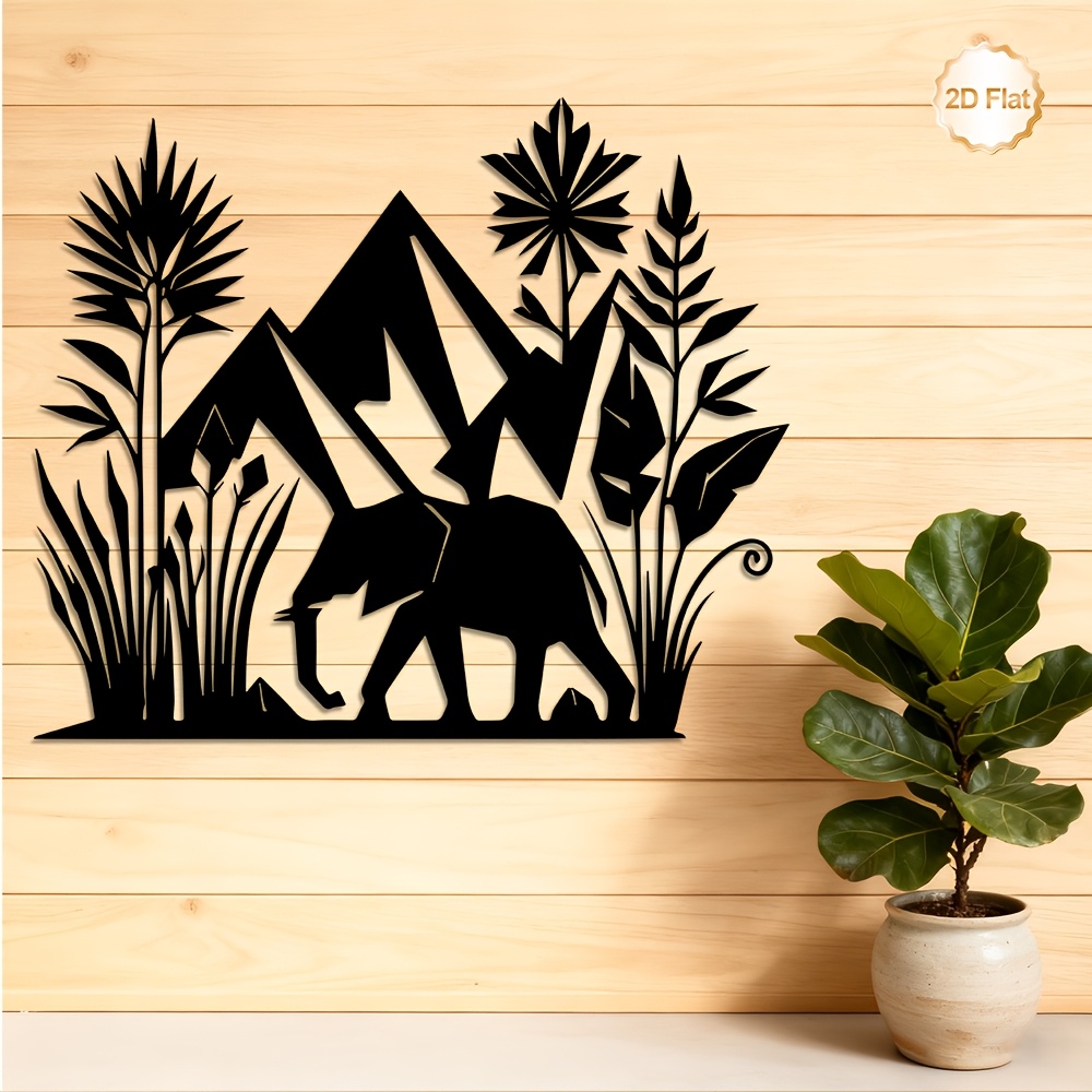Lighting Metal Wall Decor - CIFBUY Iron Wall Art Decor Tropical