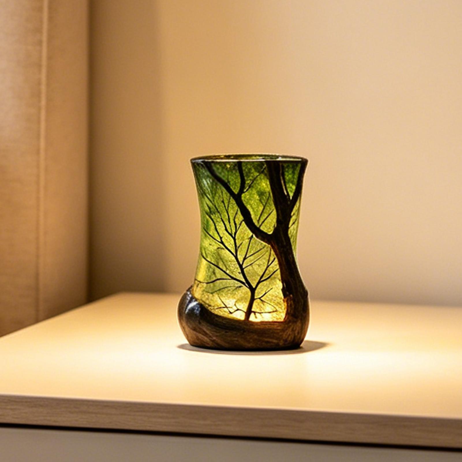 Room Lighting Bedroom Decor - Bedside Table Lamp Forest Nightlight Decorative