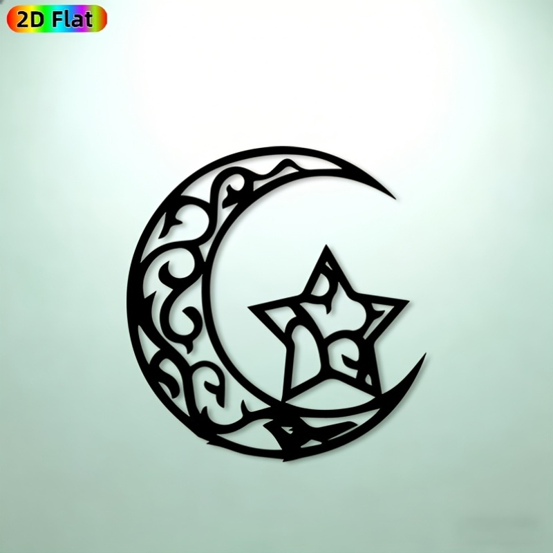 Lighting Metal Wall Decor - CIFBUY Metal Wall Art 2D Laser