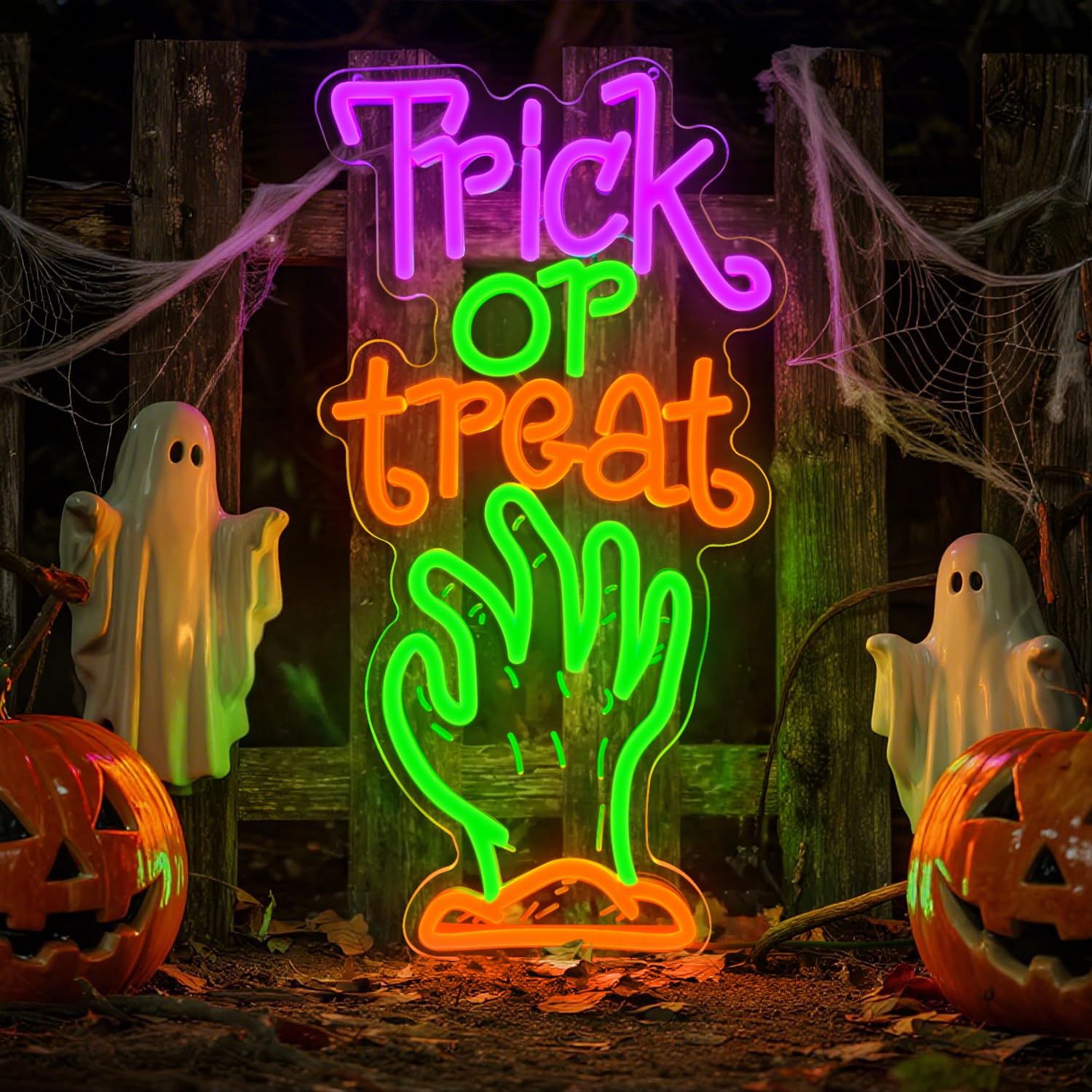 Home Decor Lighting Tricks - Trick or Treat Zombie Hand LED