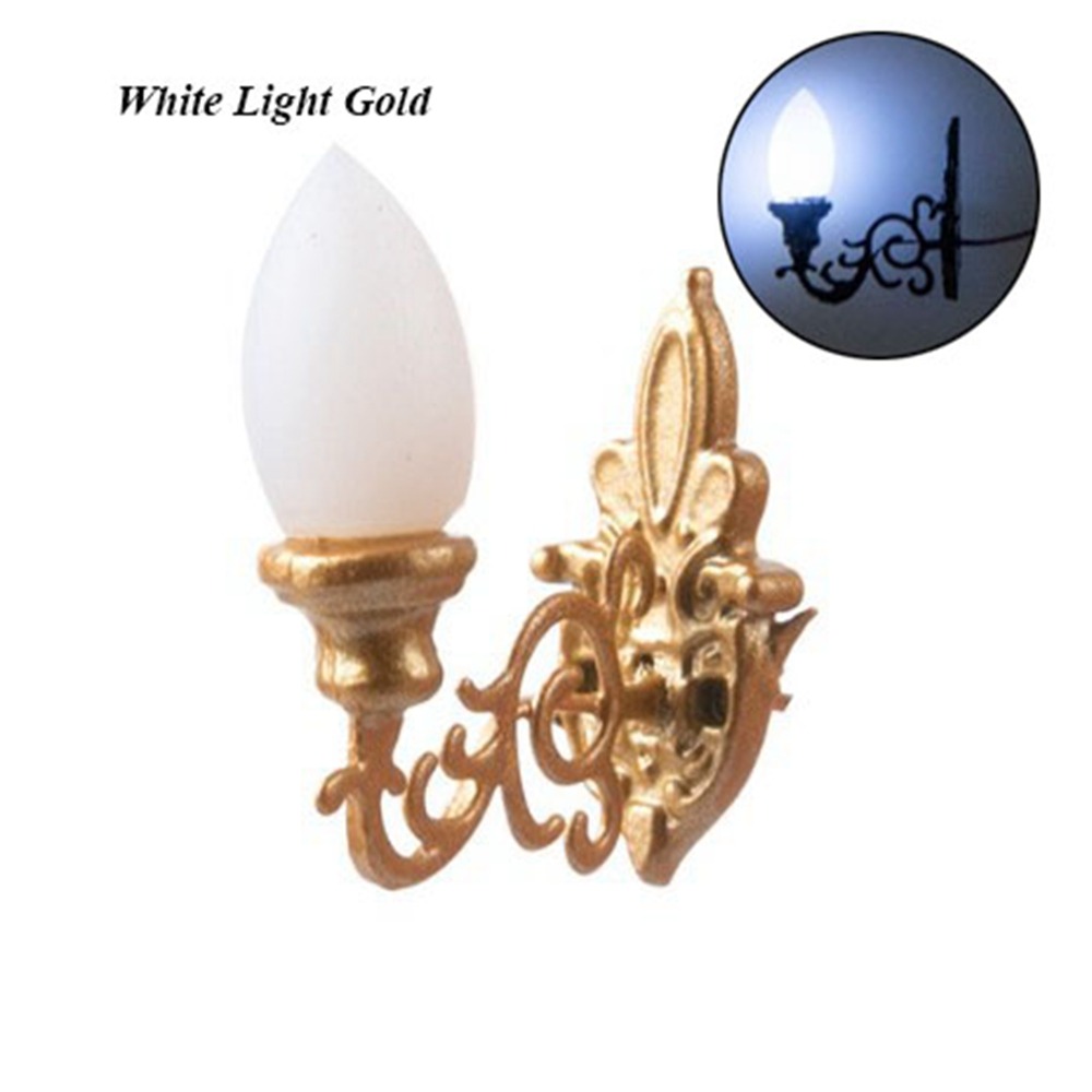 New 1.7*2cm Dollhouse Wall Lam - Lighting Metal Wall Decor recension och pris