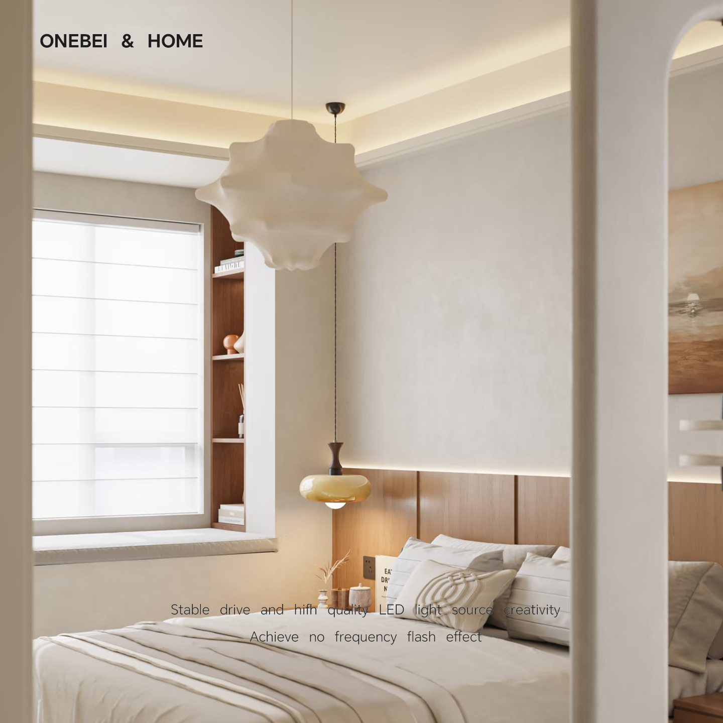Nordic  Wabi Sabi Silk Chandel - Japanese Lighting Decor recension och pris