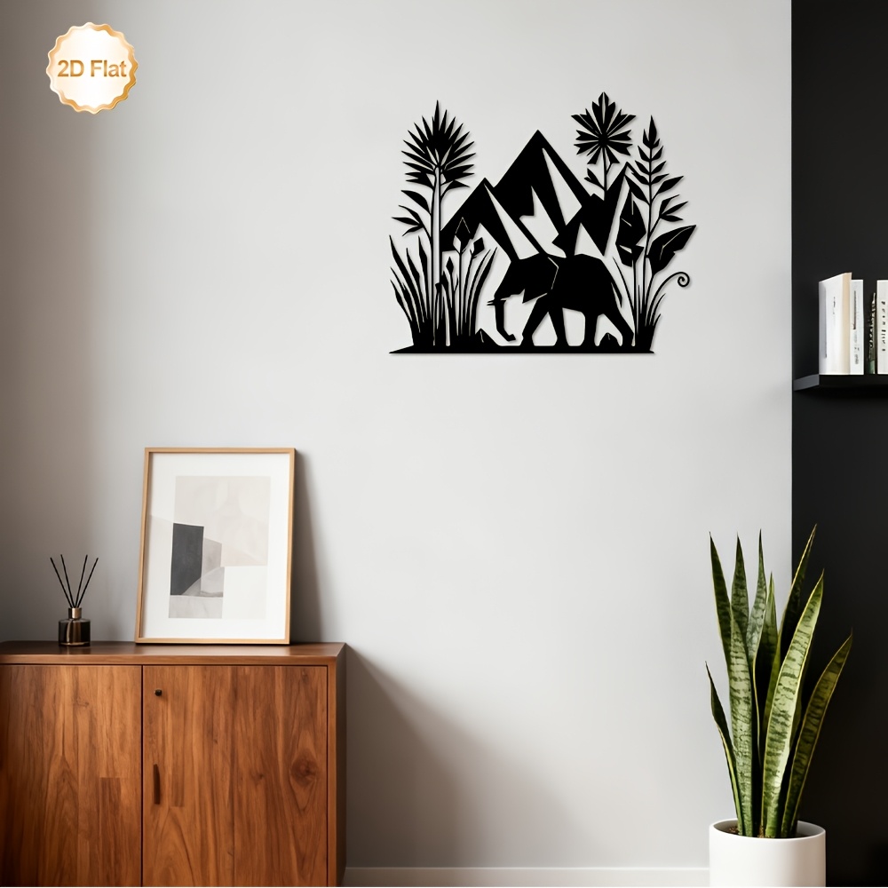 CIFBUY Iron Wall Art Decor Tro - Lighting Metal Wall Decor recension och pris