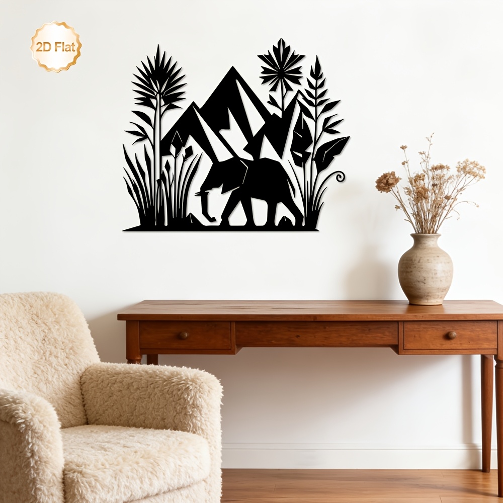 CIFBUY Iron Wall Art Decor Tro - Lighting Metal Wall Decor recension och pris