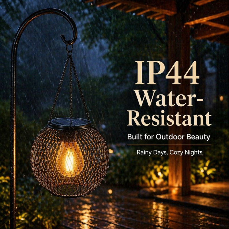Solar Powered LED Hanging Floo - String Light Outdoor recension och pris