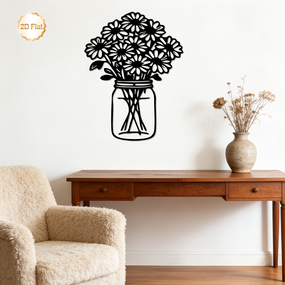 CIFBUY Metal Wall Art Daisy Bo - Lighting Metal Wall Decor recension och pris