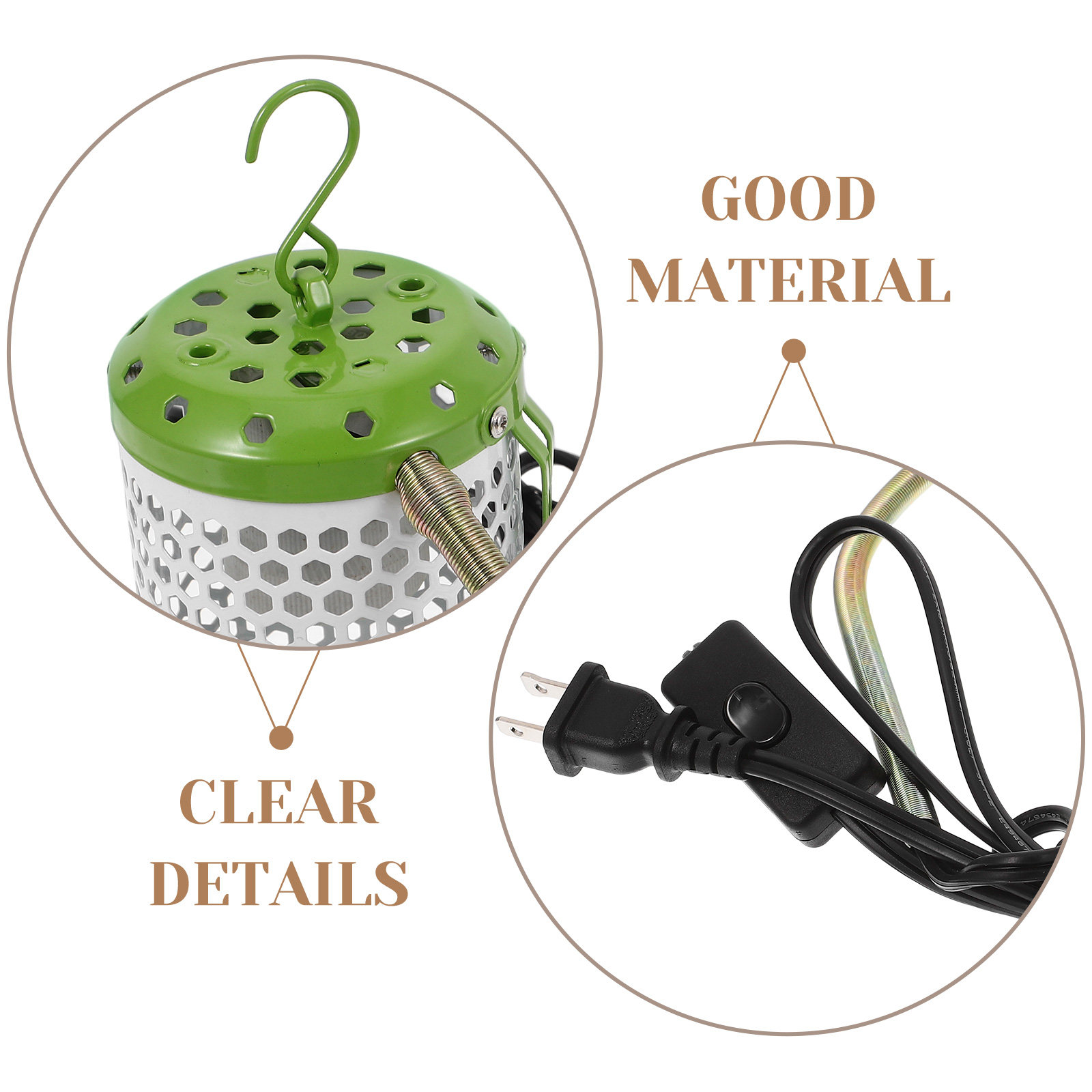 Ceramic Heat Lamp Adjustable H - Gecko Lighting & Decor recension och pris