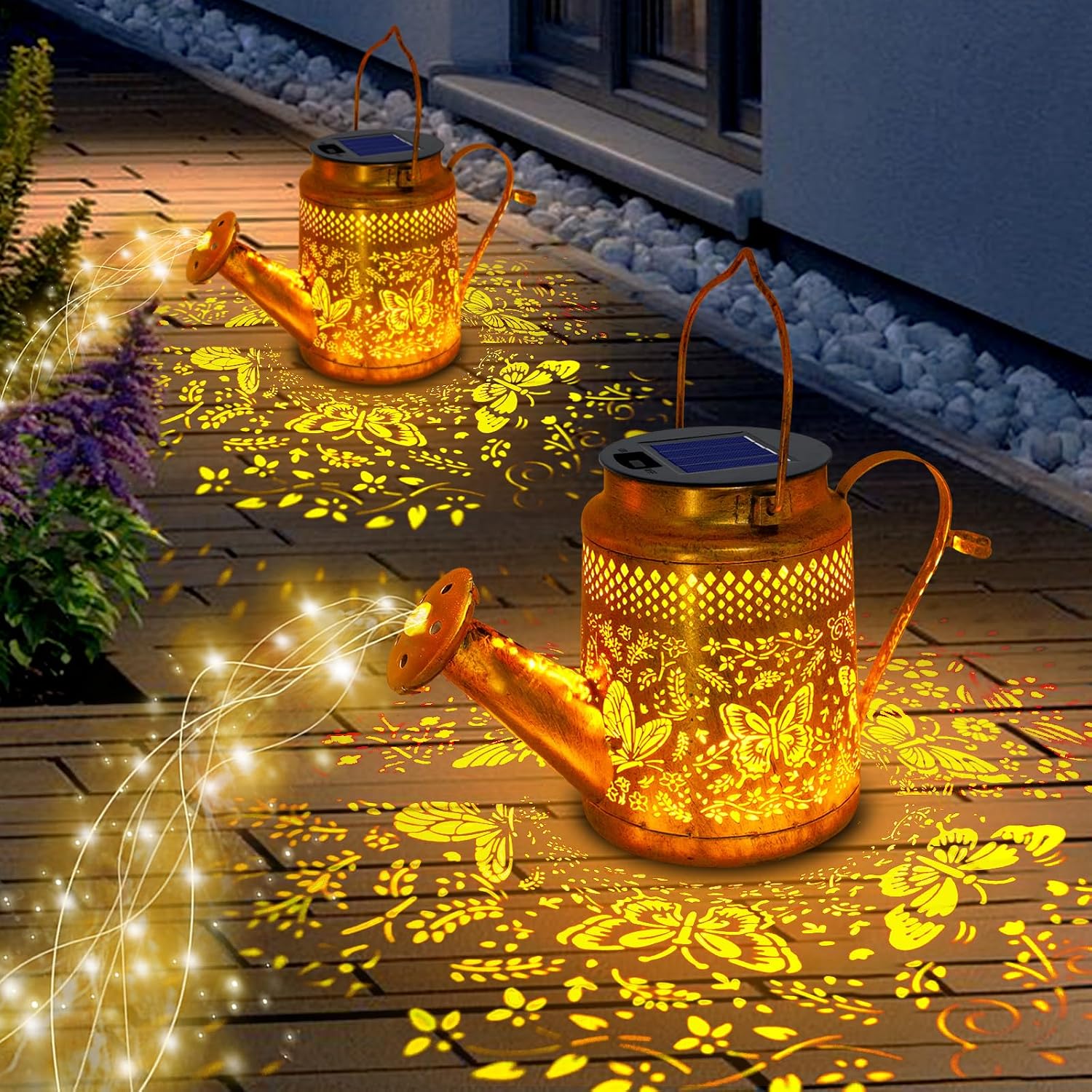 2 Pack Big Solar Butterfly Wat - Decor Lighting Pack recension och pris