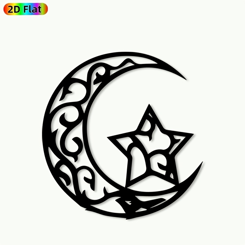 CIFBUY Metal Wall Art 2D Laser - Lighting Metal Wall Decor recension och pris