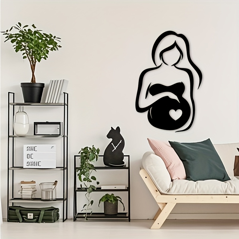 CIFBUY Metal Wall Art Pregnanc - Lighting Metal Wall Decor recension och pris