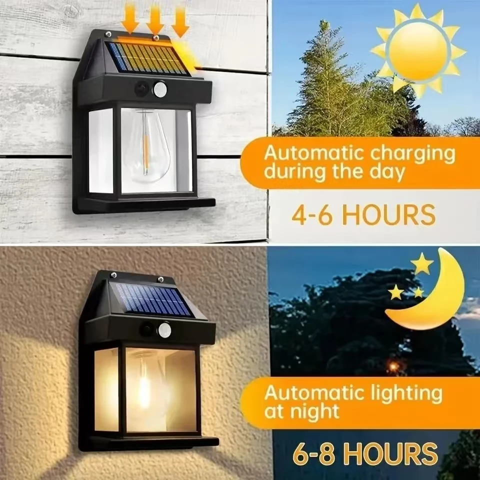 Outdoor Solar Tungsten Wall Li - String Light Outdoor recension och pris