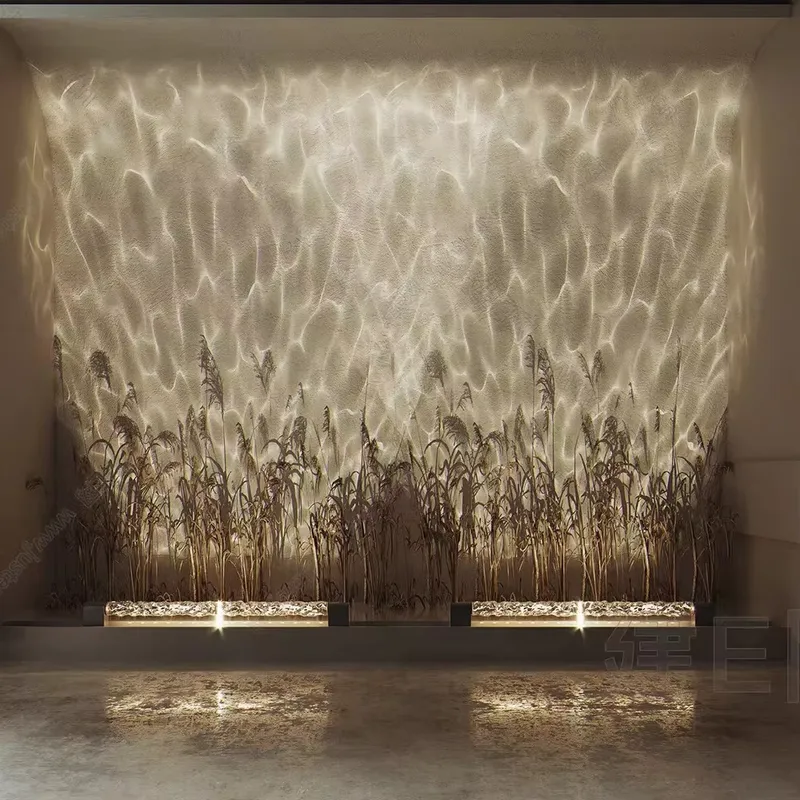 Smart 3D Wall Wash Flame Proje - Room Lighting Bedroom Decor recension och pris