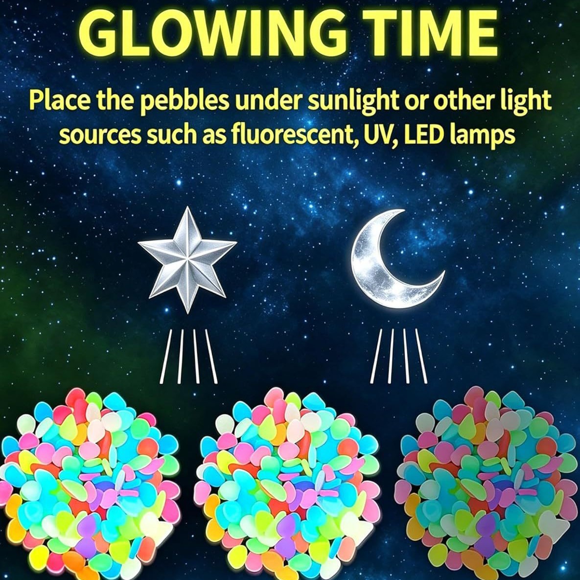 Colorful Glow In The Dark Lumi - Decor Lighting Pack recension och pris