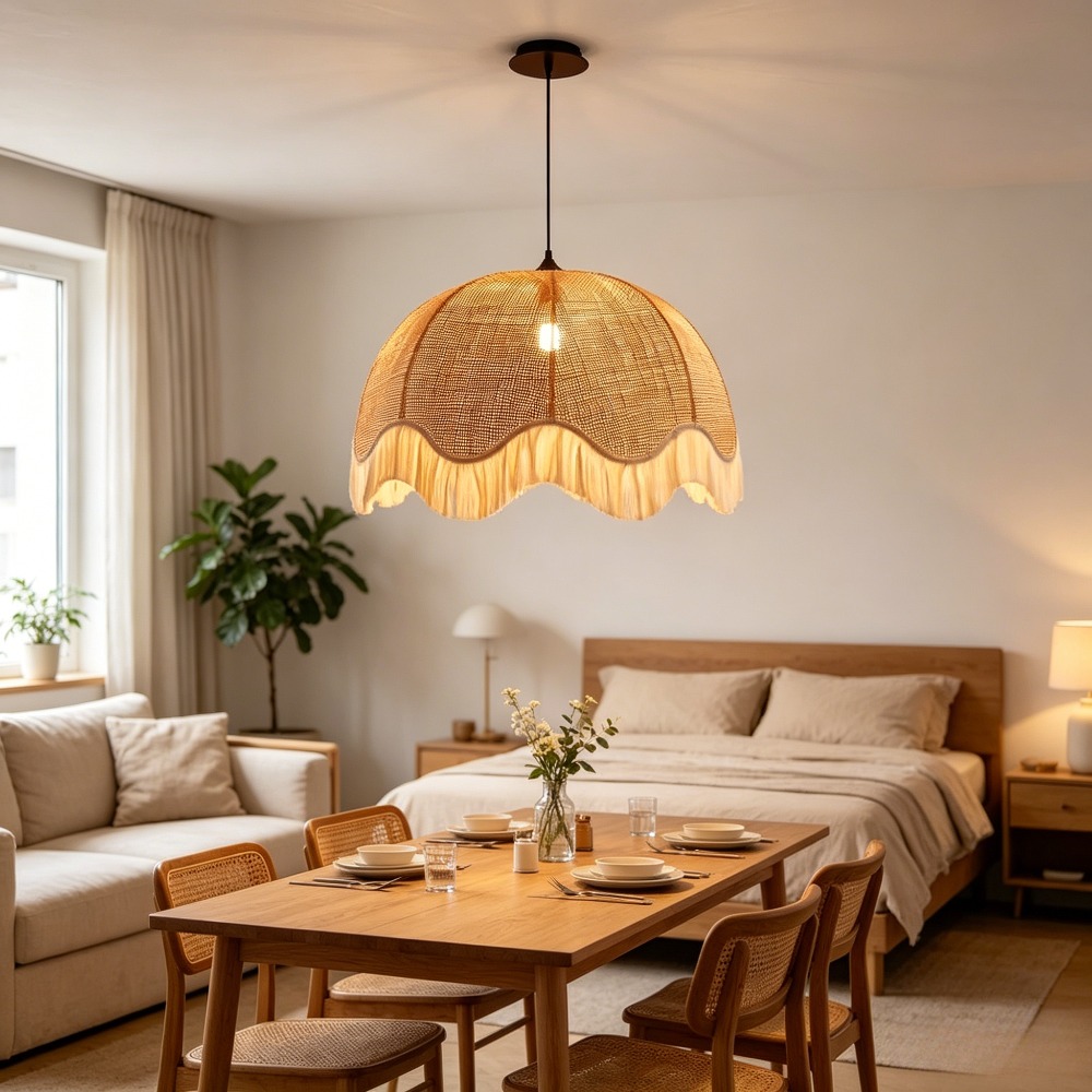 Japanese Wabi Sabi E27 Rattan  - Japanese Lighting Decor recension och pris