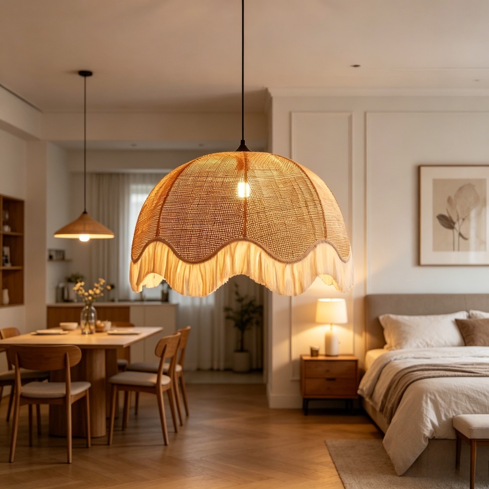 Japanese Wabi Sabi E27 Rattan  - Japanese Lighting Decor recension och pris