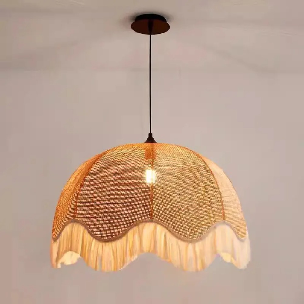 Japanese Wabi Sabi E27 Rattan  - Japanese Lighting Decor recension och pris
