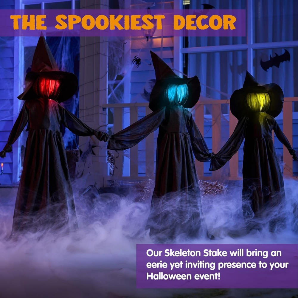 3 Pack 51'' Halloween Witch De - Decor Lighting Pack recension och pris