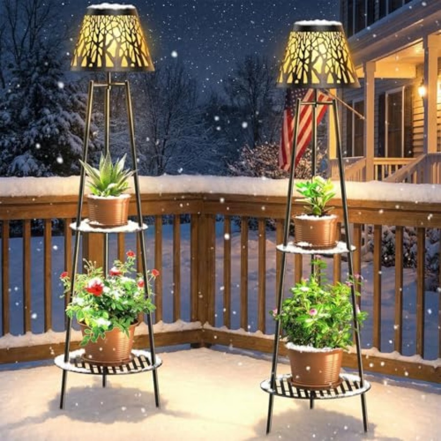 2 Pack Outdoor Solar Floor Lam - Decor Lighting Pack recension och pris