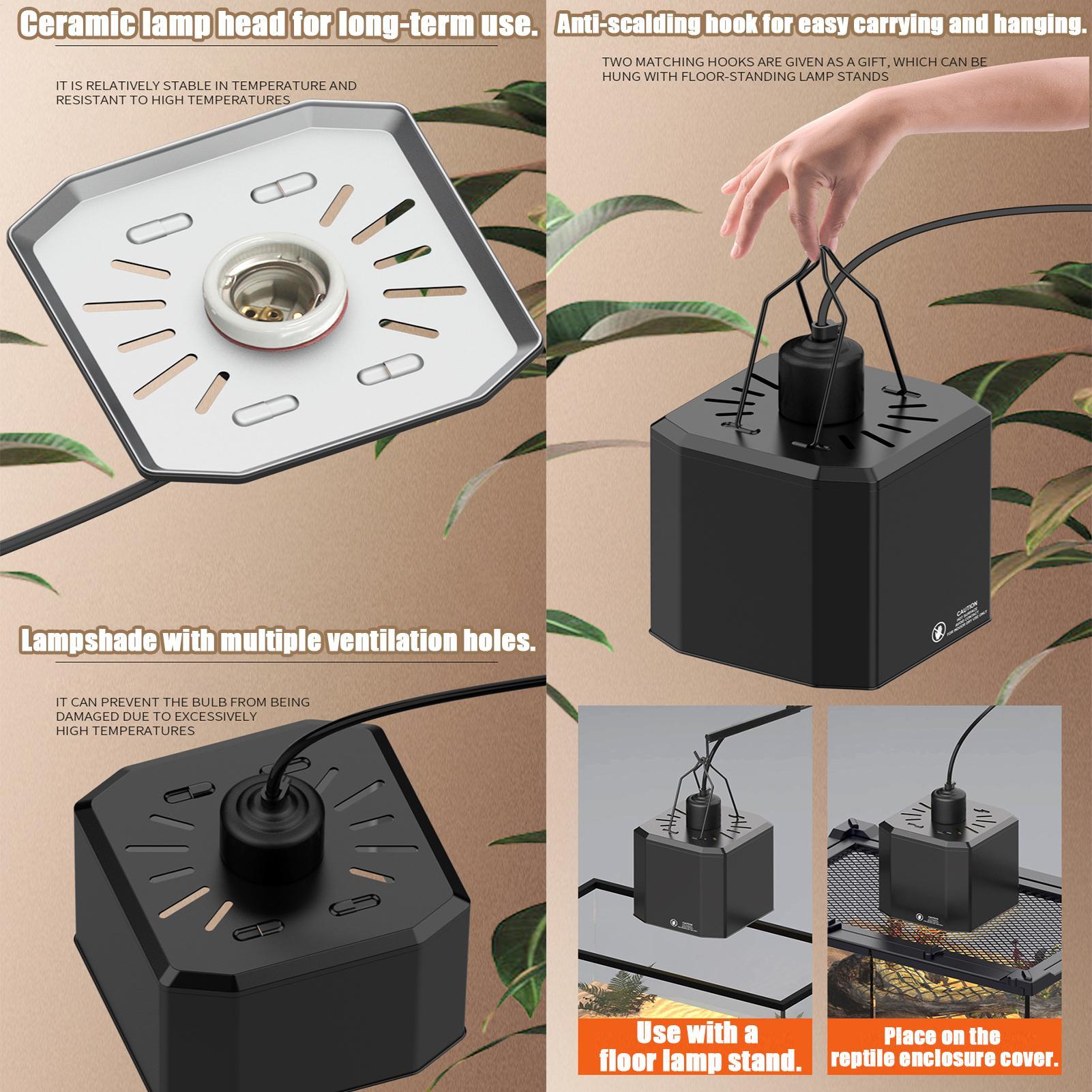 Heat Lamp Cover For Reptiles T - Gecko Lighting & Decor recension och pris