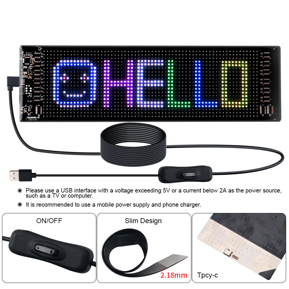 LED Matrix Pixel Panel Scrolli - Decor Lighting Uk recension och pris