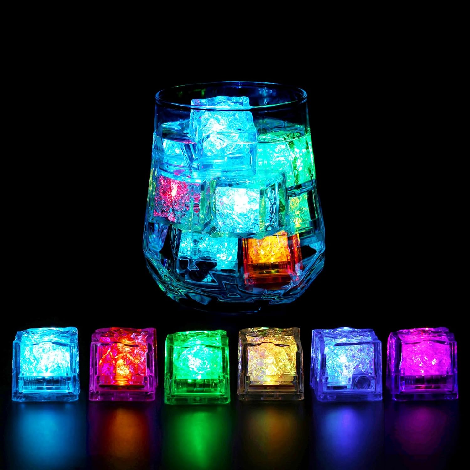 50/100 Pack of LED Ice Cubes G - Decor Lighting Pack recension och pris