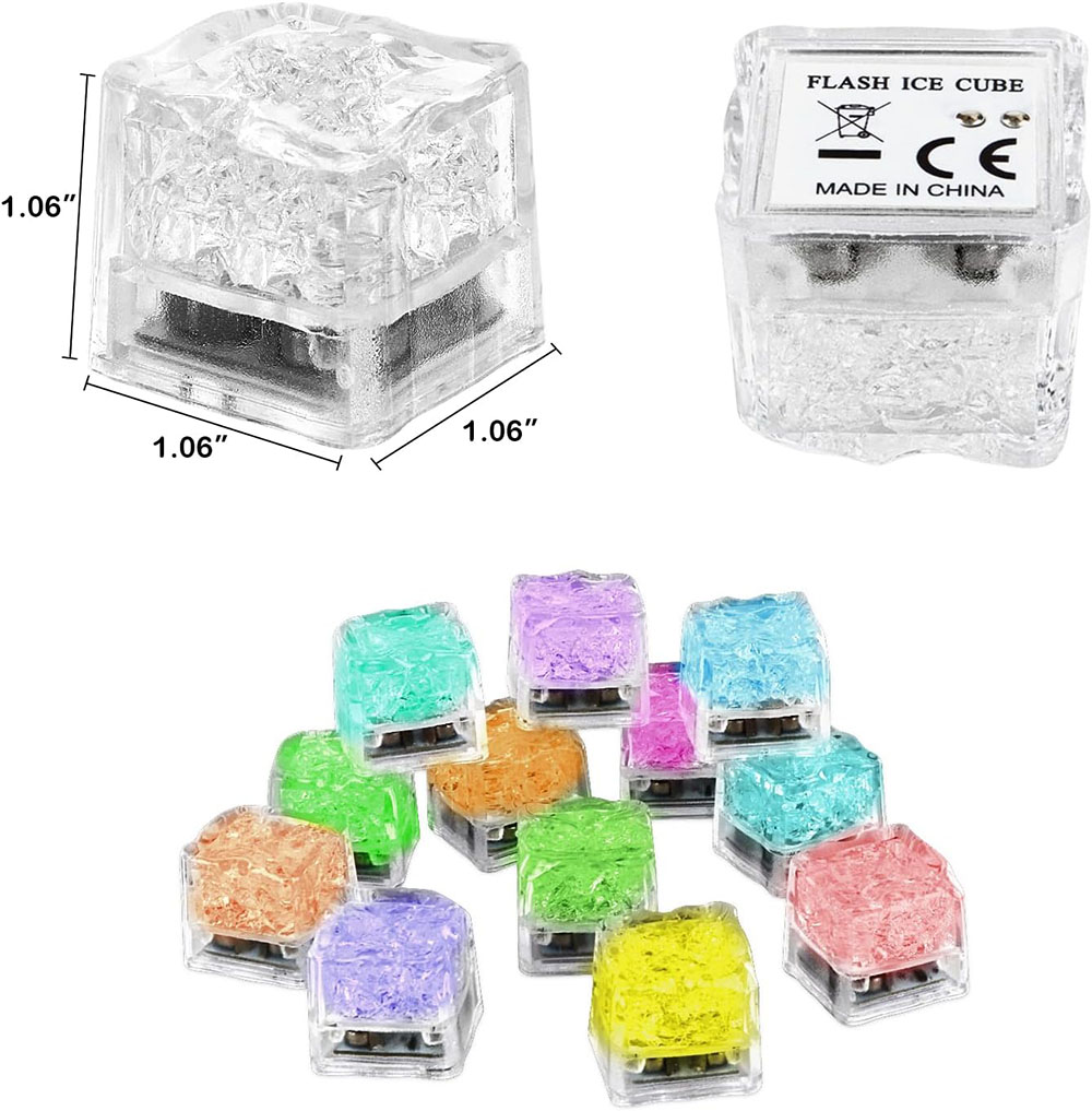 50/100 Pack of LED Ice Cubes G - Decor Lighting Pack recension och pris