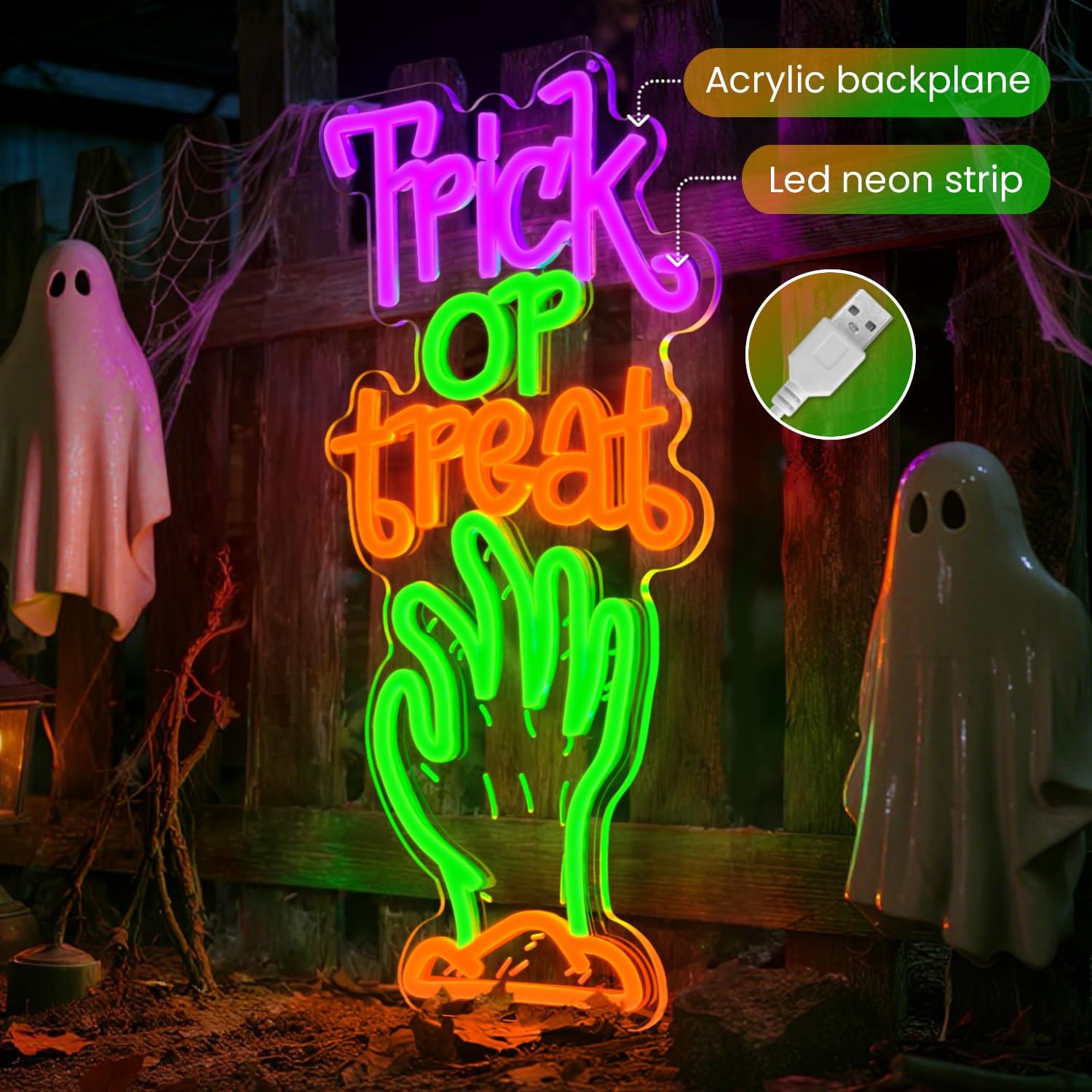 Trick or Treat Zombie Hand LED - Home Decor Lighting Tricks recension och pris