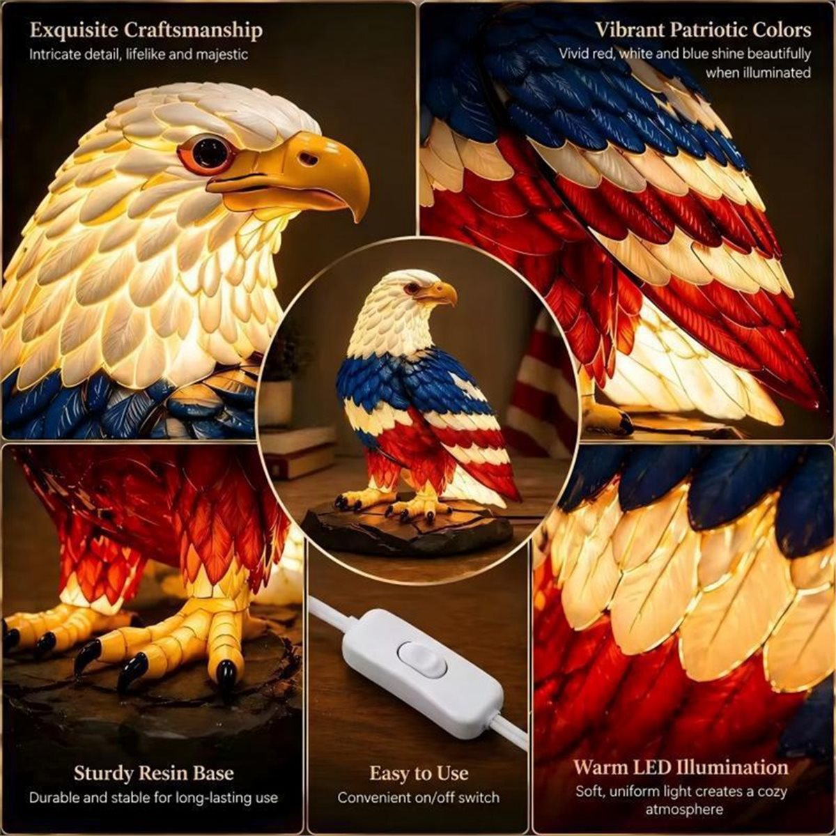 PHONE&GEAR Eagle Resin Table L - Home Decor Lighting Manufacturer recension och pris