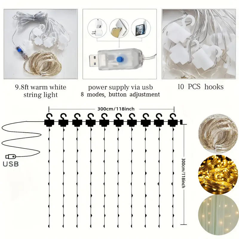 1 Pack Wedding Tulle Backdrop  - Decor Lighting Pack recension och pris