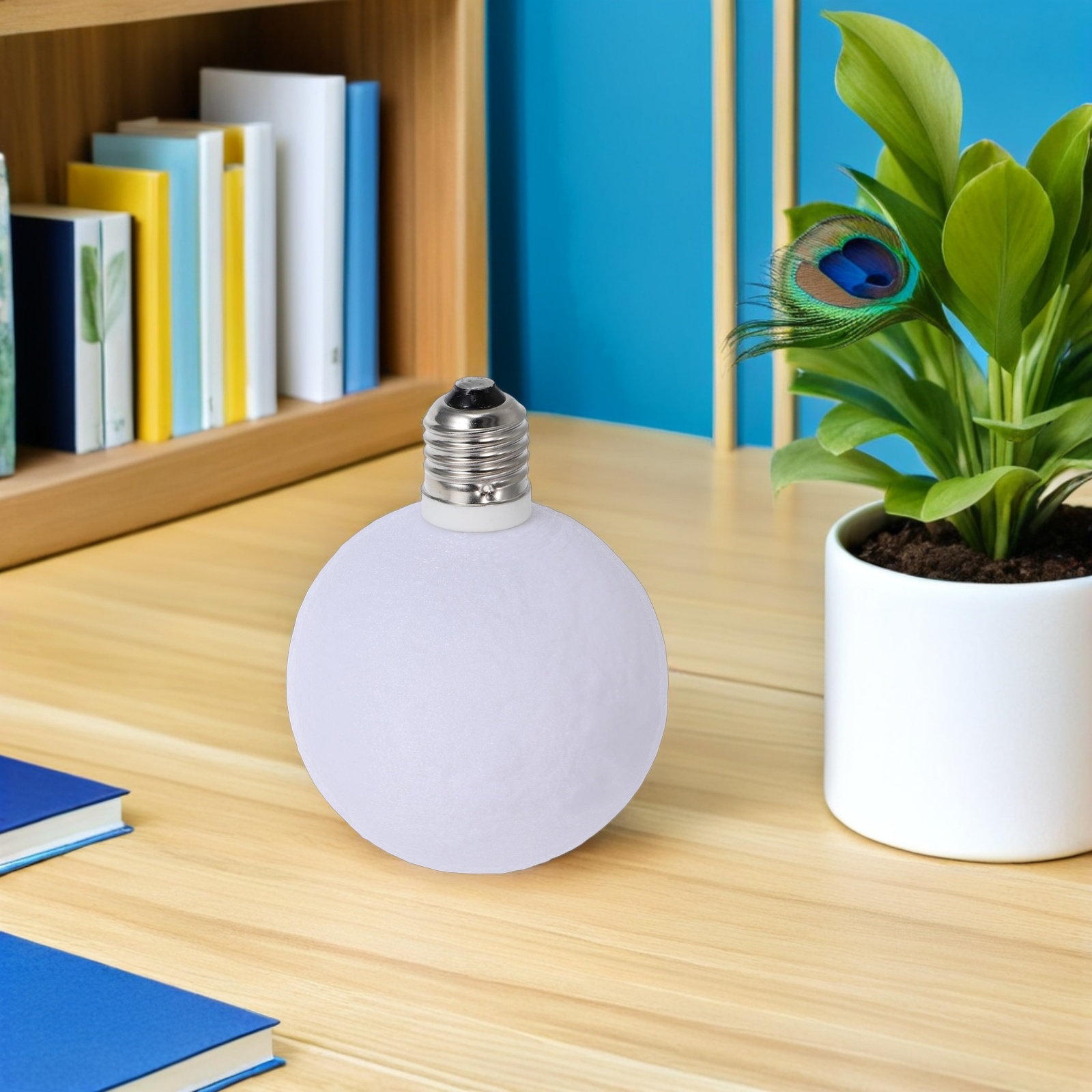 Modern Moon Shape Lamp 3D Prin - Room Lighting Bedroom Decor recension och pris